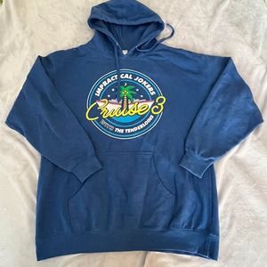 Impractical Jokers Cruise 3 Souvenir Hoodie Blue 2XL Hooded Sweatshirt